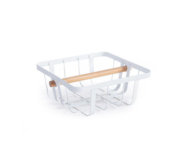 Πετσετοθήκη Μεταλλική Nef-Nef Homeware Sezen White 20x20x8