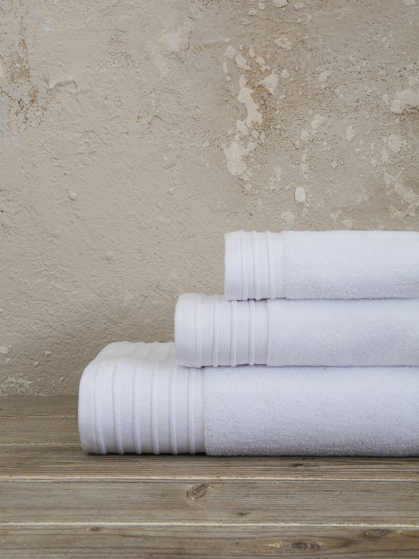 Πετσέτα Προσώπου 500gr/m2 Nima Home Feel Fresh White 50x100 Nima Home Πετσέτα Προσώπου 500gr/m2 Nima Home Feel Fresh White 50x100