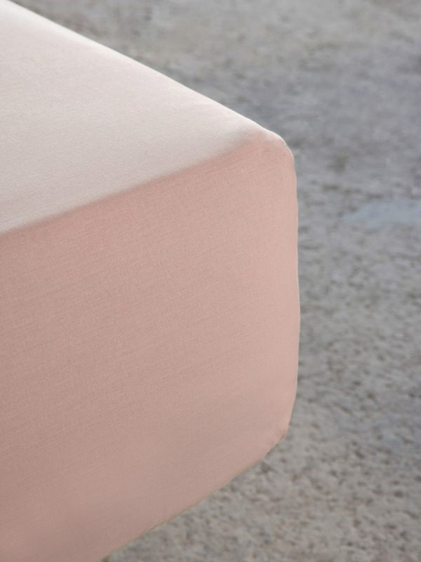 Σεντόνι Ημίδιπλο με Λάστιχο Nima Home Unicolors Light Pink 120x200+32 Nima Home Σεντόνι Ημίδιπλο με Λάστιχο Nima Home Unicolors Light Pink 120x200+32