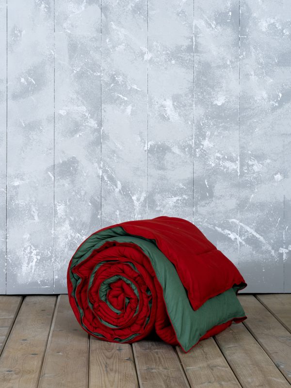 Πάπλωμα Υπέρδιπλο Nima Home Abalone Red / Green 220x240 Nima Home Πάπλωμα Υπέρδιπλο Nima Home Abalone Red / Green 220x240