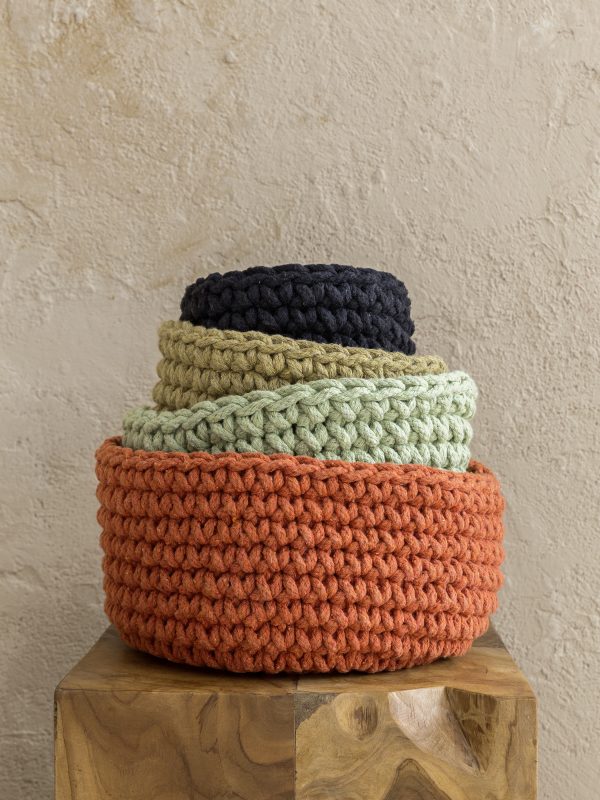 NIMA Home Καλάθι 28x15 - Panier Deep Orange