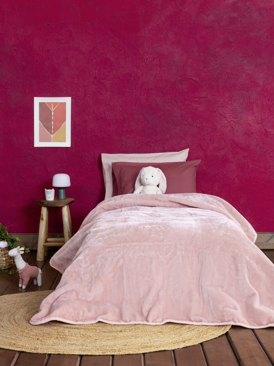Nima Home Κουβέρτα Βελουτέ Μονή 160x220 Coperta - Pink Nima Home Nima Home Κουβέρτα Βελουτέ Μονή 160x220 Coperta - Pink