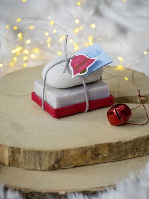 Nima Home Σετ Σαπούνι χειροποίητο 125g + Πέτρα απολέπισης - Xmas Bells