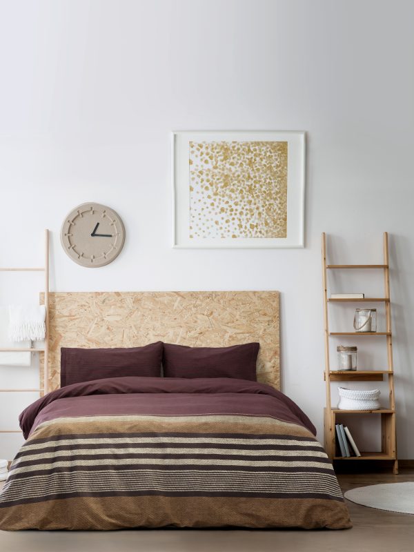 Kocoon Home Σετ Σεντόνια Μονά - Komo Bordeaux 160x270