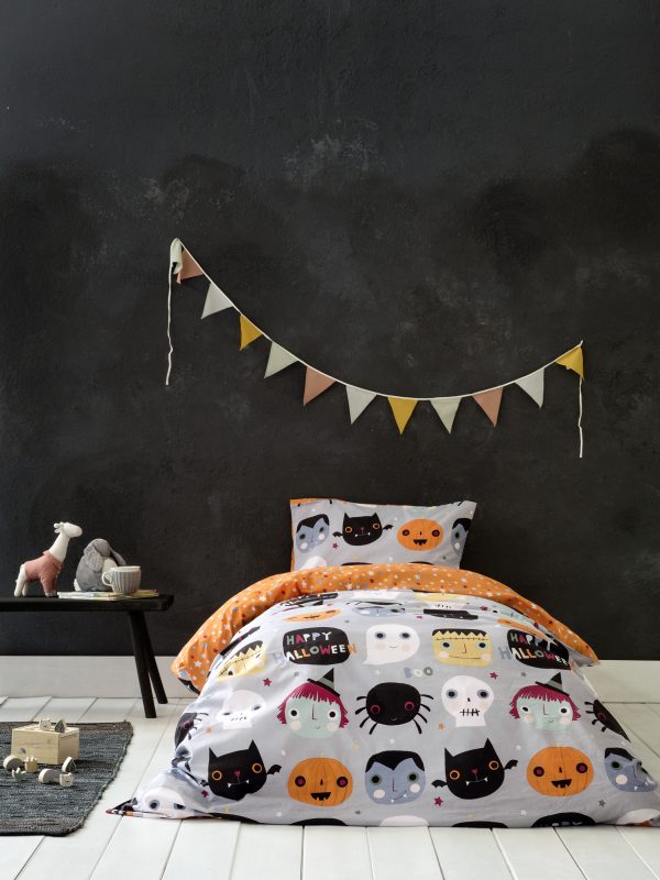 Nima Home Σετ Παιδικά Σεντόνια Μονά - Happy Halloween 170x255 Nima Home Nima Home Σετ Παιδικά Σεντόνια Μονά - Happy Halloween 170x255