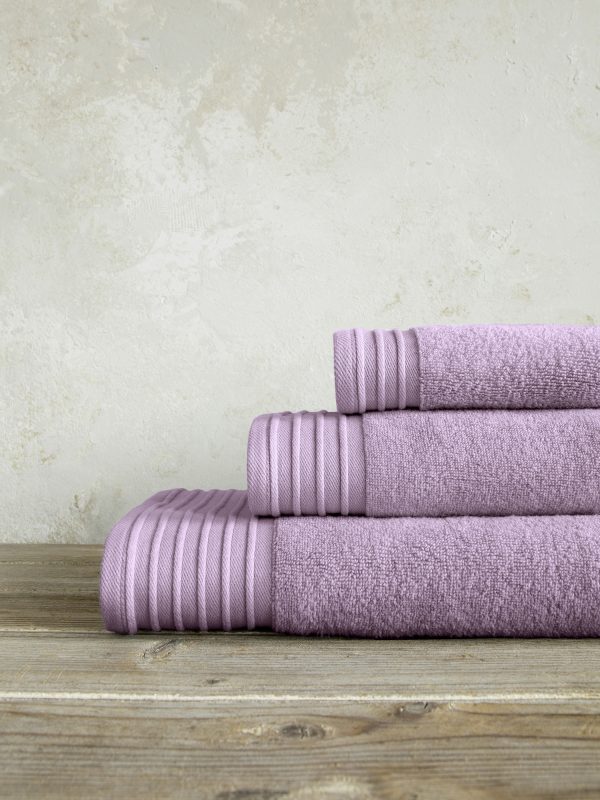 Πετσέτα Προσώπου 500gr/m2 Nima Home Feel Fresh Pale Mauve 50x100 Nima Home Πετσέτα Προσώπου 500gr/m2 Nima Home Feel Fresh Pale Mauve 50x100