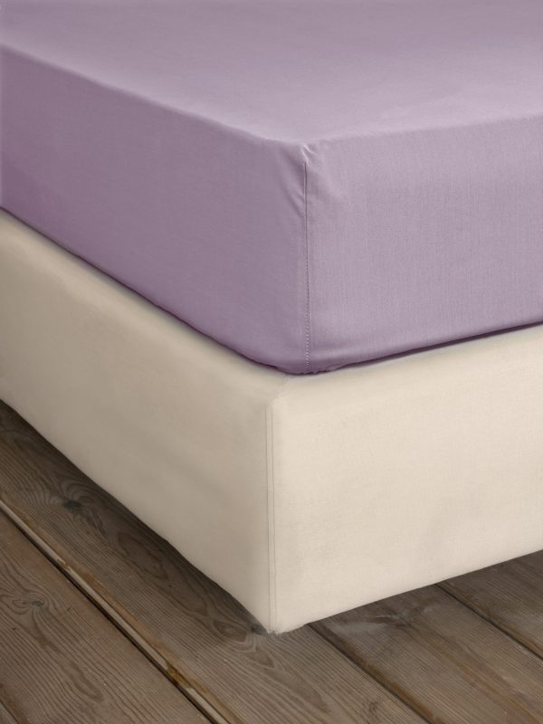Σεντόνι King Size με Λάστιχο Nima Home Unicolors Pale Mauve 185x205+35 Nima Home Σεντόνι King Size με Λάστιχο Nima Home Unicolors Pale Mauve 185x205+35