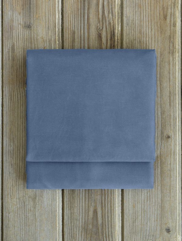 Σεντόνι King Size Βαμβακοσατέν Nima Home Superior Shadow Blue 270x280