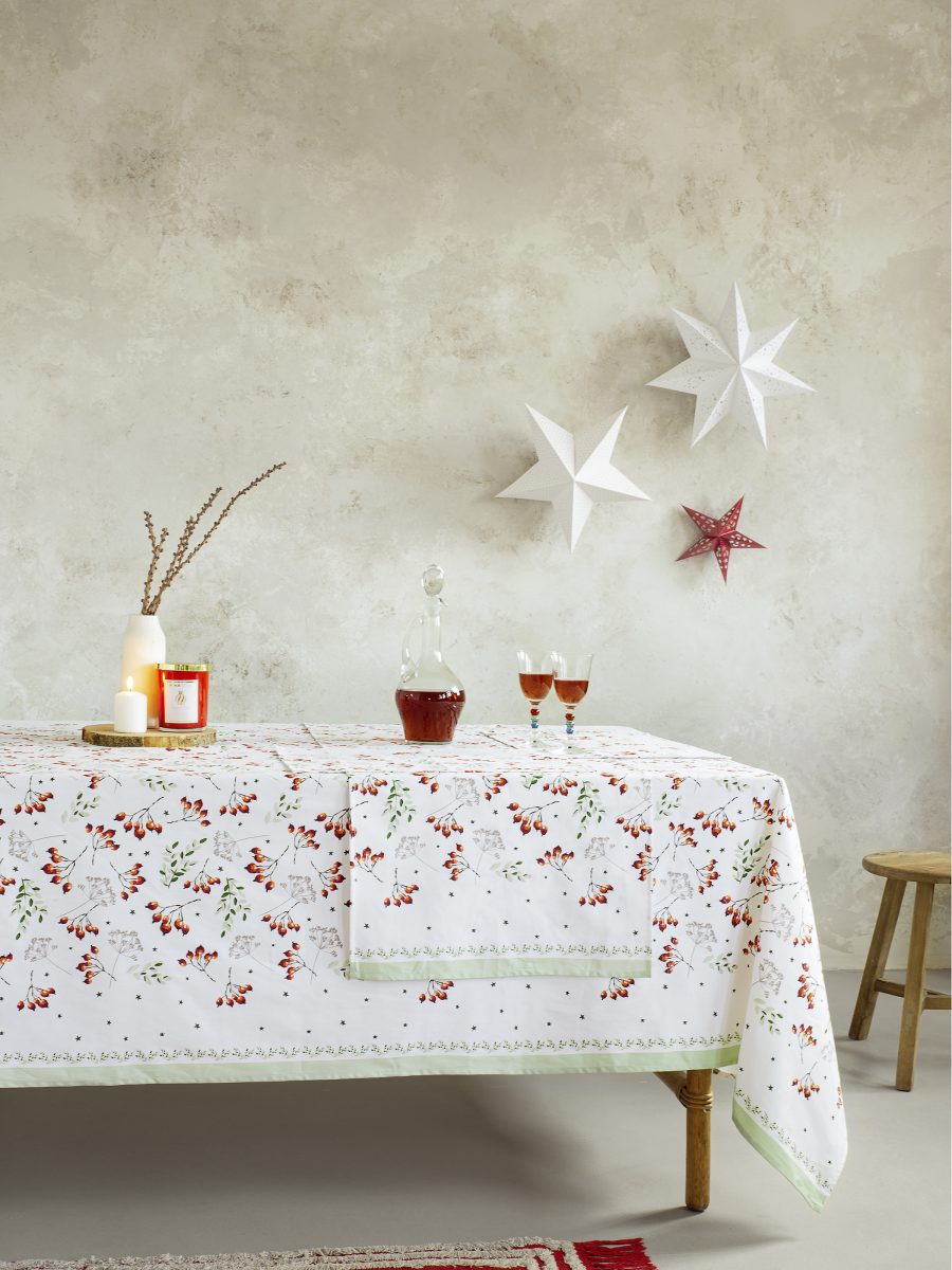 Χριστουγεννιάτικο Τραπεζομάντηλο Nima Home Mistletoe 150x220 Nima Home Χριστουγεννιάτικο Τραπεζομάντηλο Nima Home Mistletoe 150x220