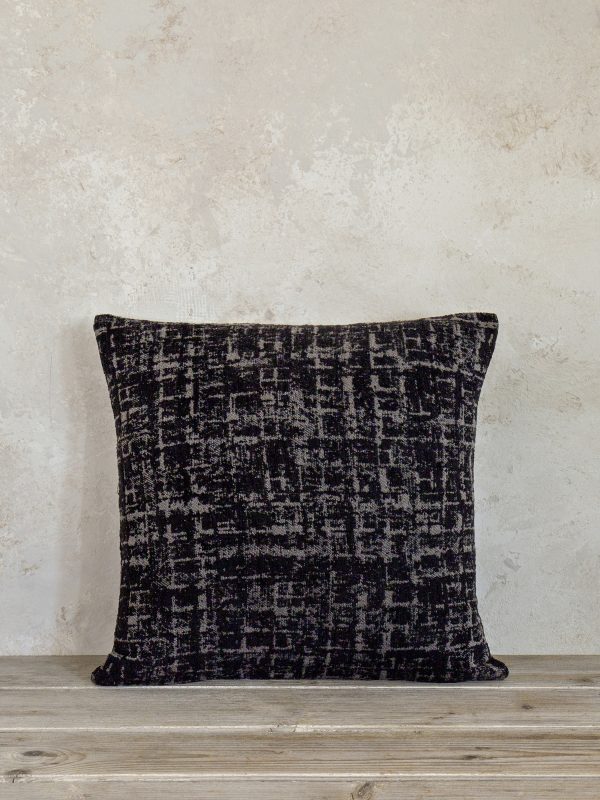 Nima Home Διακοσμητικό Μαξιλάρι 45x45 - Cantata Black Nima Home Nima Home Διακοσμητικό Μαξιλάρι 45x45 - Cantata Black