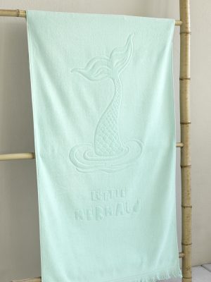 Παιδική Πετσέτα Θαλάσσης Jacquard Nima Home Little Mermaid Mint 70×140