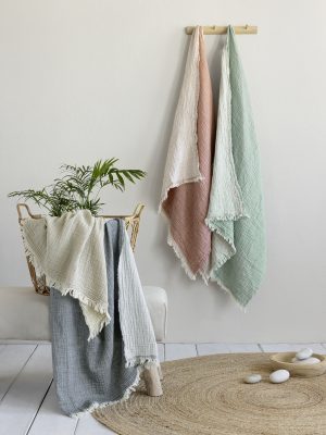 Nima Home Πετσέτα/Παρεό 90x170 - Sunshine Pink