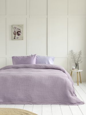 Nima Home Κουβέρτα Πικέ 240x260 Comfy - Warm Lilac
