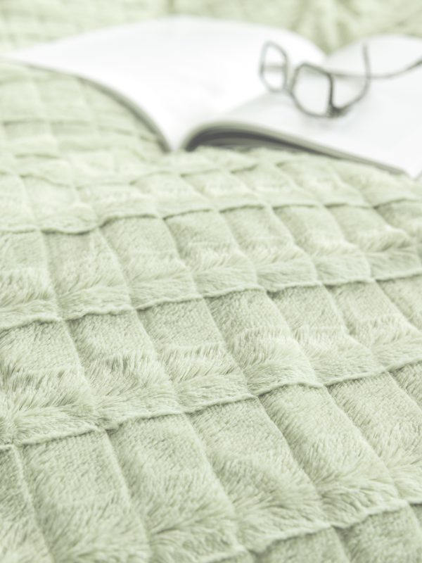 Κουβερτοπάπλωμα Μονό Nima Home Weave Mint 160x220 Nima Home Κουβερτοπάπλωμα Μονό Nima Home Weave Mint 160x220 - Image 2