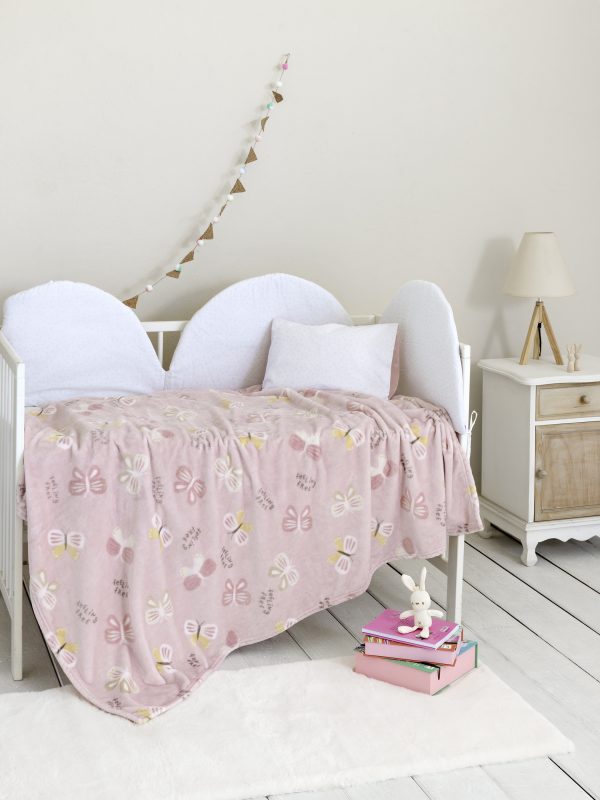 Nima Home Βρεφική Κουβέρτα Κούνιας Fleece 110x150 - Papillon Nima Home Nima Home Βρεφική Κουβέρτα Κούνιας Fleece 110x150 - Papillon