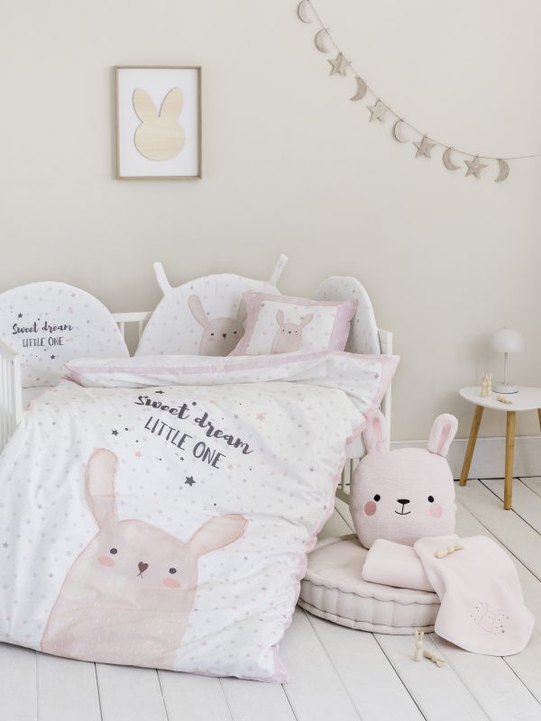 Nima Home Σετ Βρεφική Παπλωματοθήκη Κούνιας - Lovely Bunny 110x145 Nima Home Nima Home Σετ Βρεφική Παπλωματοθήκη Κούνιας - Lovely Bunny 110x145