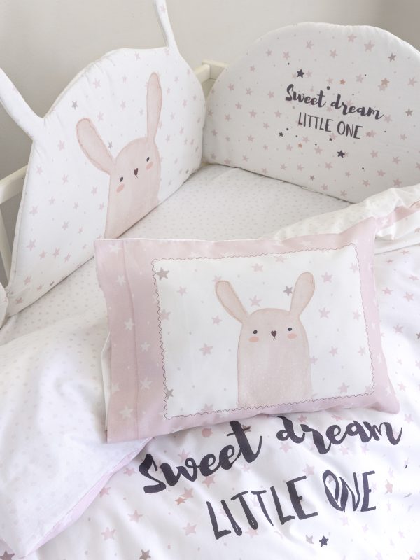 Nima Home Σετ Βρεφική Παπλωματοθήκη Κούνιας - Lovely Bunny 110x145 Nima Home Nima Home Σετ Βρεφική Παπλωματοθήκη Κούνιας - Lovely Bunny 110x145 - Image 2