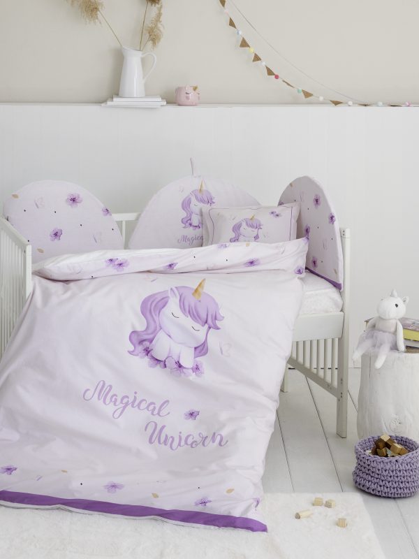 Nima Home Σετ Βρεφική Παπλωματοθήκη Κούνιας - Magical Unicorn 110x145 Nima Home Nima Home Σετ Βρεφική Παπλωματοθήκη Κούνιας - Magical Unicorn 110x145