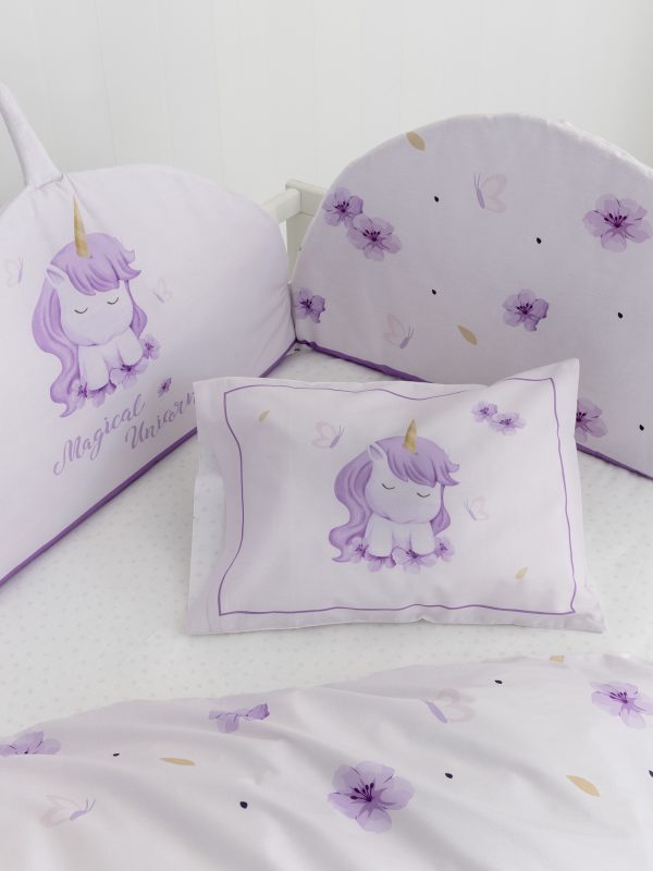 Nima Home Σετ Βρεφική Παπλωματοθήκη Κούνιας - Magical Unicorn 110x145 Nima Home Nima Home Σετ Βρεφική Παπλωματοθήκη Κούνιας - Magical Unicorn 110x145 - Image 2