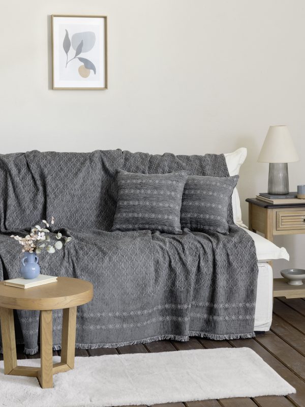Ριχτάρι Διθέσιου Καναπέ Nima Home Mansi Gray 180x240 Nima Home Ριχτάρι Διθέσιου Καναπέ Nima Home Mansi Gray 180x240