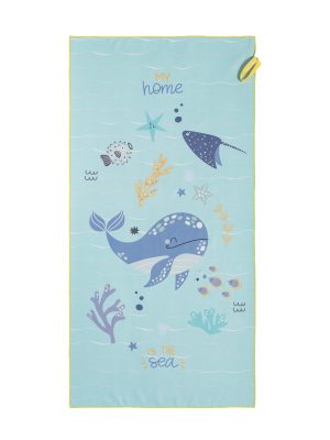 Nima Home Παιδική Πετσέτα Θαλάσσης Microfiber 70x140 - Home Sea