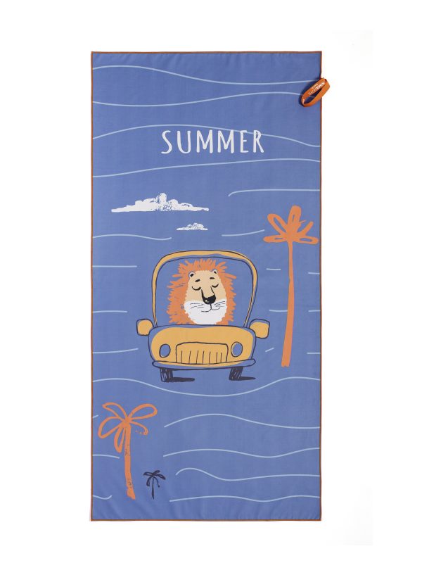 Παιδική Πετσέτα Θαλάσσης Microfiber Nima Home Lion Trip 70x140 Nima Home Παιδική Πετσέτα Θαλάσσης Microfiber Nima Home Lion Trip 70x140 - Image 2