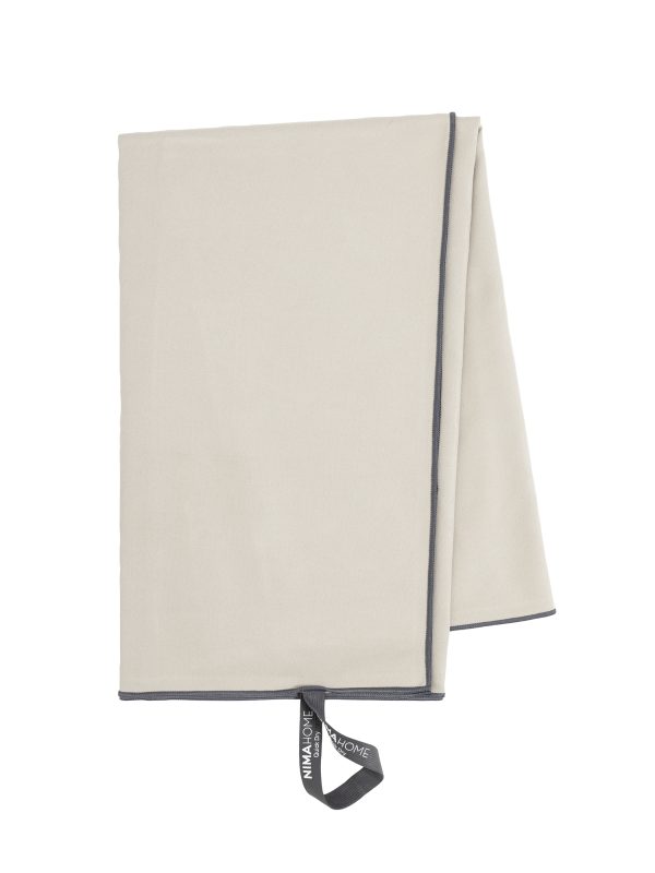 Πετσέτα Θαλάσσης Microfiber Νima Home Riva Beige 90x160