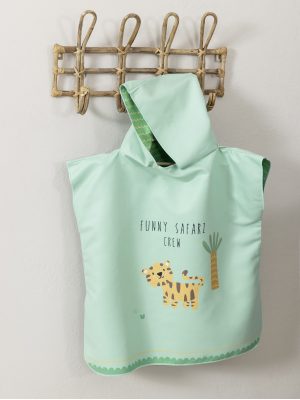 Nima Home Παιδικό Πόντσο Θαλάσσης Microfiber No 5/8 - Funny Safari