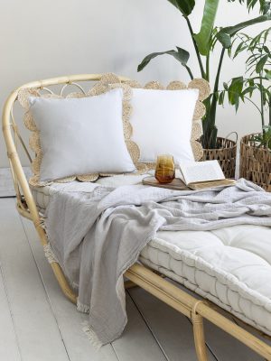 Nima Home Διακοσμητικό Μαξιλάρι - Sage Gray 45x45