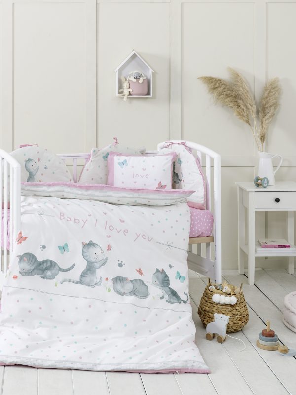 Nima Home Βρεφικό Κουβερλί Κούνιας Βαμβακερό - Baby Love 100x140 Nima Home Nima Home Βρεφικό Κουβερλί Κούνιας Βαμβακερό - Baby Love 100x140