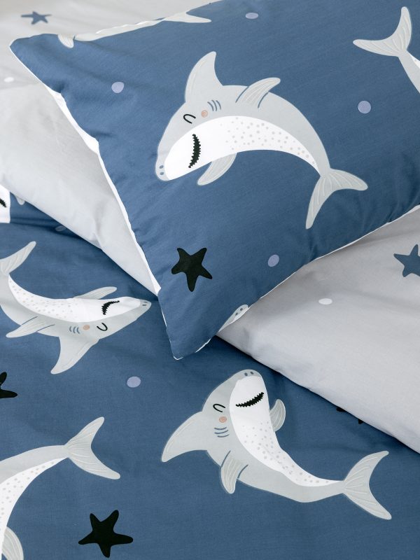 Nima Home Σετ Παιδικά Σεντόνια Μονά - Shark Area 170x255 Nima Home Nima Home Σετ Παιδικά Σεντόνια Μονά - Shark Area 170x255 - Image 2