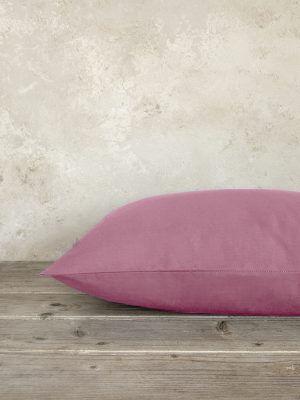 Nima Home Σετ Μαξιλαροθήκες Ύπνου 2τμχ Unicolors - Apple Pink 52x72