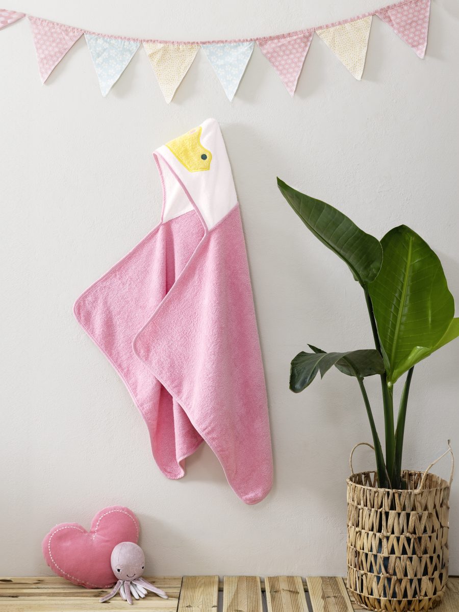 Nima Home Βρεφική Κάπα με Κουκούλα 70x120 - Princess Nima Home Nima Home Βρεφική Κάπα με Κουκούλα 70x120 - Princess