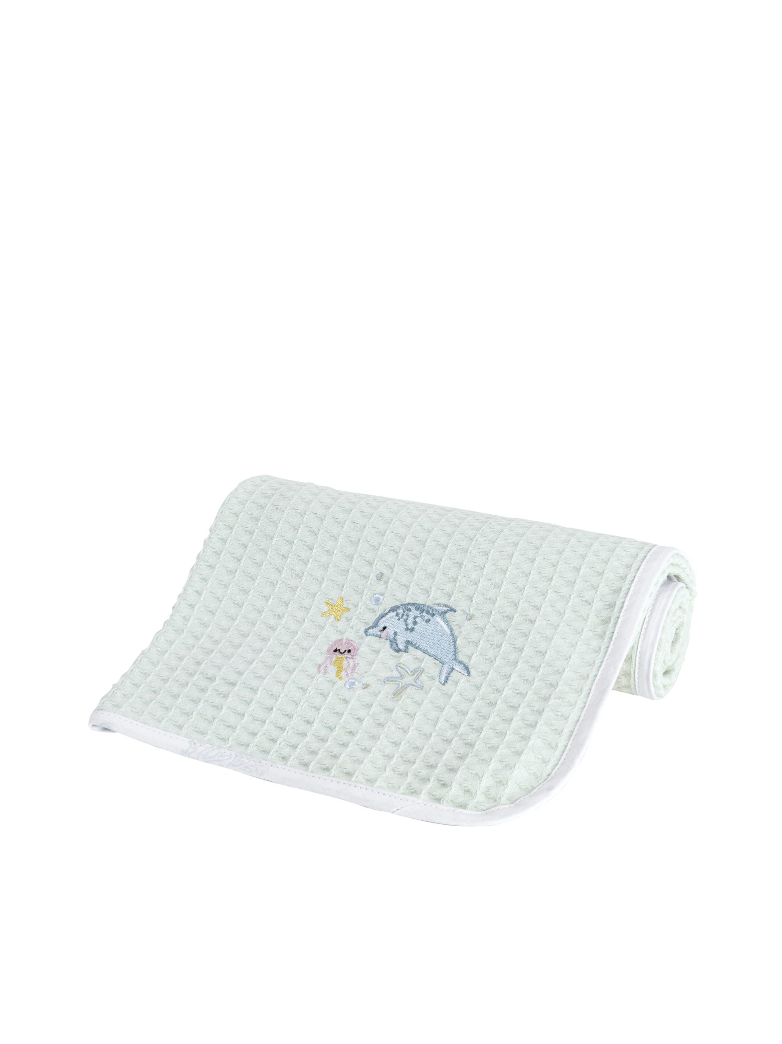 Nima Home Βρεφική Κουβέρτα Αγκαλιάς Πικέ 80x110 - Sea Love Nima Home Nima Home Βρεφική Κουβέρτα Αγκαλιάς Πικέ 80x110 - Sea Love