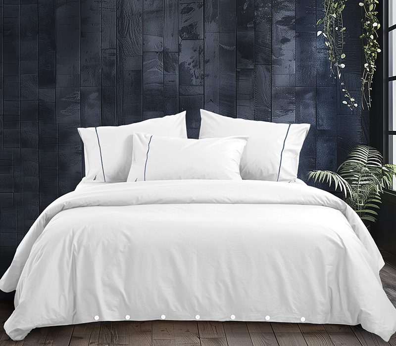 Σετ Παπλωματοθήκη Υπέρδιπλη Περκάλι Nef-Nef Homeware X Nautica Wave Solid White 240x220 Nef-Nef Homeware X Nautica Σετ Παπλωματοθήκη Υπέρδιπλη Περκάλι Nef-Nef Homeware X Nautica Wave Solid White 240x220