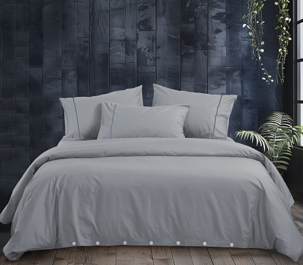 Σετ Παπλωματοθήκη Υπέρδιπλη Περκάλι Nef-Nef Homeware X Nautica Wave Solid Silver 240x220 Nef-Nef Homeware X Nautica Σετ Παπλωματοθήκη Υπέρδιπλη Περκάλι Nef-Nef Homeware X Nautica Wave Solid Silver 240x220