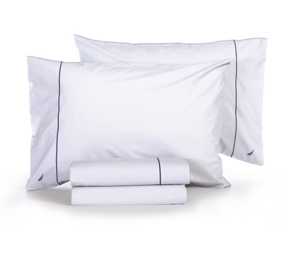 Σετ Σεντόνια Υπέρδιπλα Περκάλι Nef-Nef Homeware X Nautica Wave Solid White 240x270 Nef-Nef Homeware X Nautica Σετ Σεντόνια Υπέρδιπλα Περκάλι Nef-Nef Homeware X Nautica Wave Solid White 240x270