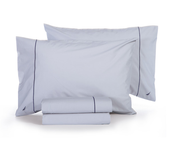 Σετ Σεντόνια Διπλά Περκάλι Nef-Nef Homeware X Nautica Wave Solid Silver 200x270 Nef-Nef Homeware X Nautica Σετ Σεντόνια Διπλά Περκάλι Nef-Nef Homeware X Nautica Wave Solid Silver 200x270
