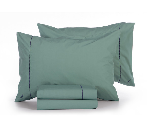 Σετ Σεντόνια Υπέρδιπλα Περκάλι Nef-Nef Homeware X Nautica Wave Solid Green 240x270 Nef-Nef Homeware X Nautica Σετ Σεντόνια Υπέρδιπλα Περκάλι Nef-Nef Homeware X Nautica Wave Solid Green 240x270