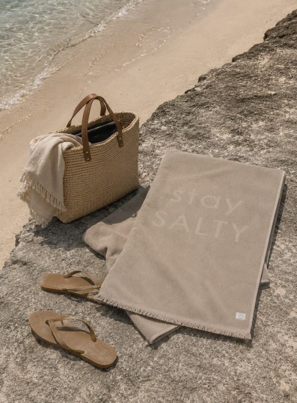 Πετσέτα Θαλάσσης Nef-Nef Homeware Stay Salty Sage 90×170 Nef-Nef Homeware Nef Nef Homeware Stay Salty Sage