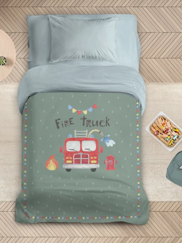 Nima Home Παιδικό Πάπλωμα Μονό 160x240 - Fire Truck Nima Home s3 (10)