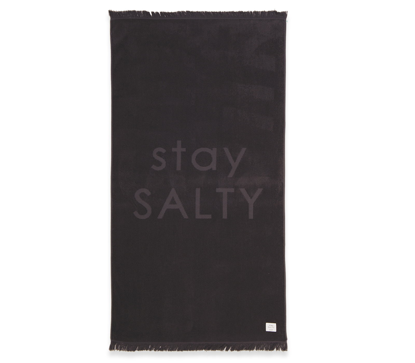 Πετσέτα Θαλάσσης Nef-Nef Homeware Stay Salty Black 90x170 Nef-Nef Homeware ΠΕΤΣΕΤΑ ΘΑΛΑΣΣΗΣ STAY SALTY black