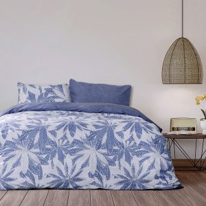 κουβερλί υπέρδιπλο kocoon raellia blue