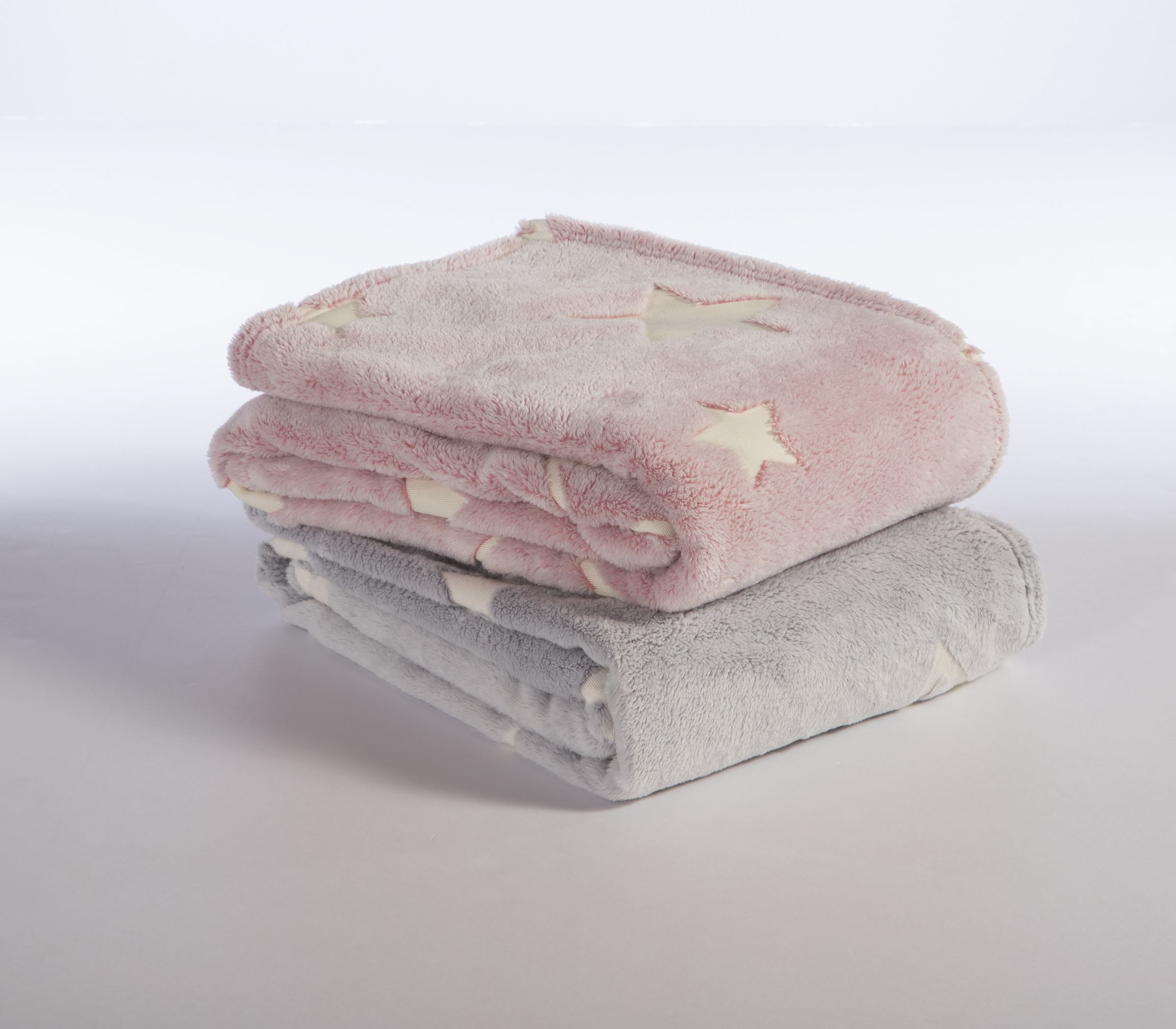 Βρεφική Κουβέρτα Κούνιας Φωσφοριζέ Fleece Nef-Nef Homeware Starlight Grey 110x150 Nef-Nef Homeware 038419 1 2482 L