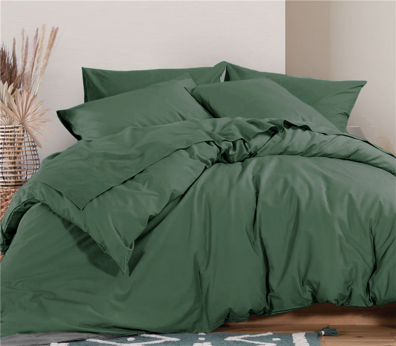 Παπλωματοθήκη Υπέρδιπλη Nef-Nef Homeware Basic Green 230×240