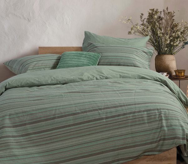 Σετ Σεντόνια Υπέρδιπλα Nef-Nef Homeware Degree Green 240x270