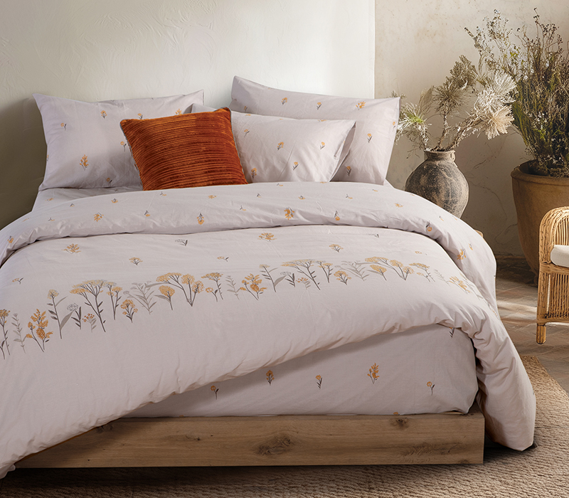 Σετ Σεντόνια Υπέρδιπλα Nef-Nef Homeware Fragesca Grey 240x270