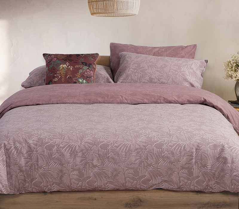 Σετ Παπλωματοθήκη Υπέρδιπλη Nef-Nef Homeware Dazier Mauve 240x230