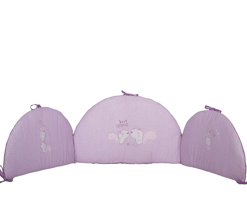 Βρεφική Πάντα Κούνιας Βαμβακερή Nef-Nef Homeware Best Friends Lilac