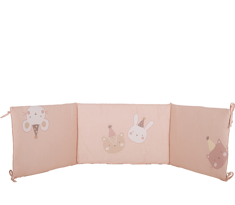 Βρεφική Πάντα Κούνιας Βαμβακερή Nef-Nef Homeware Special Party Pink